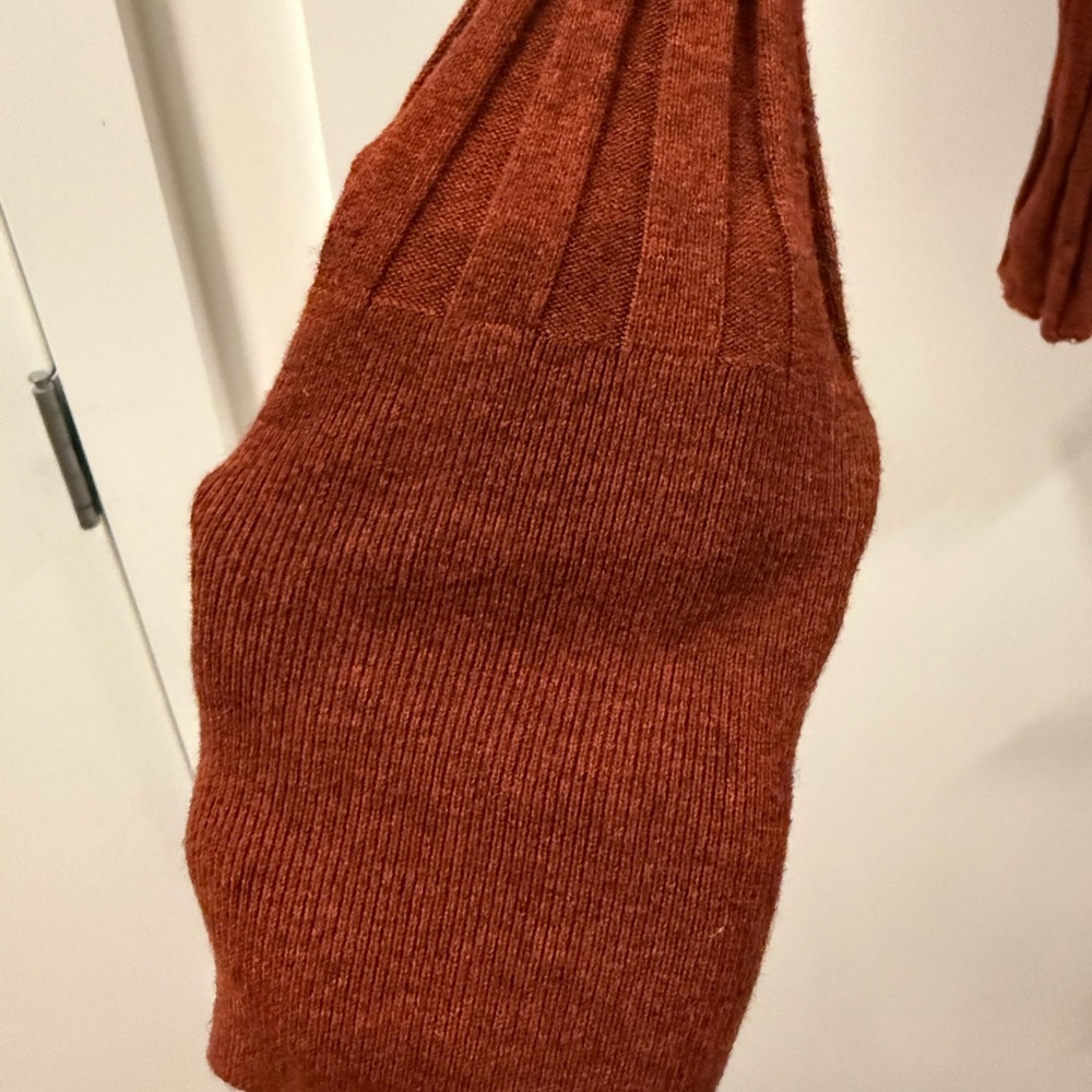Nicholas Terracotta Ribbed Knit - Picture 5 of 5